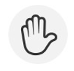 clubhouse hand icon